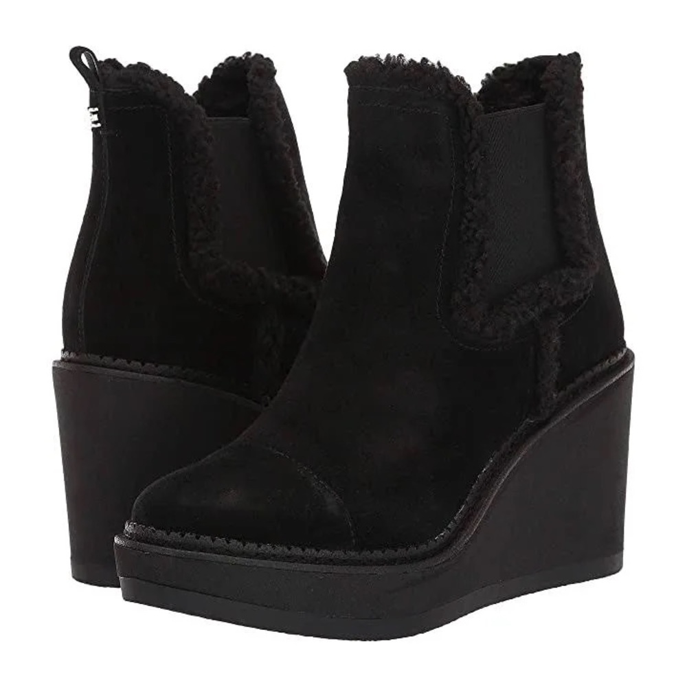 BRAND NEW Sam Edelman REAGAN Black Suede Boots 8.5
